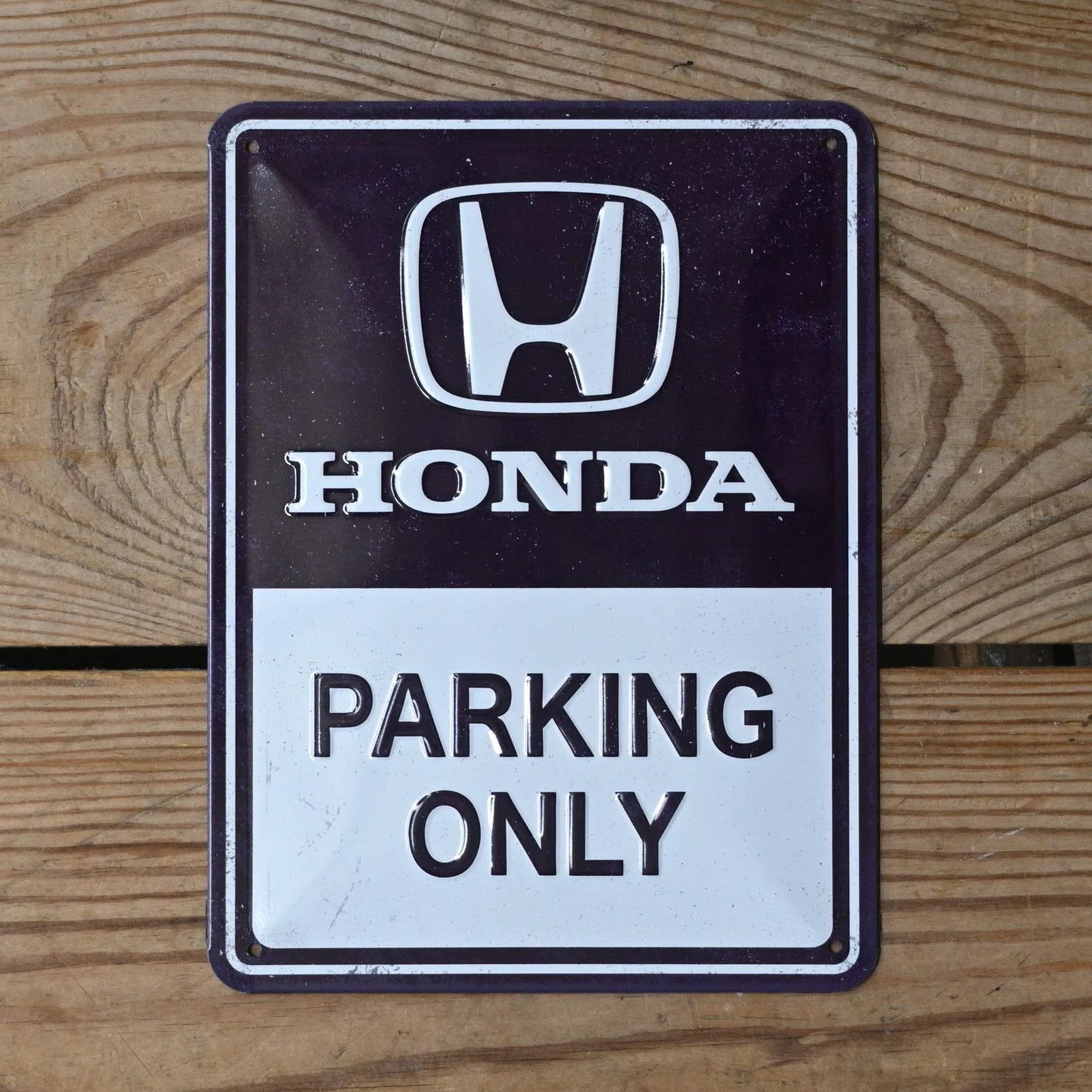 Honda Parking Only Metal Sign