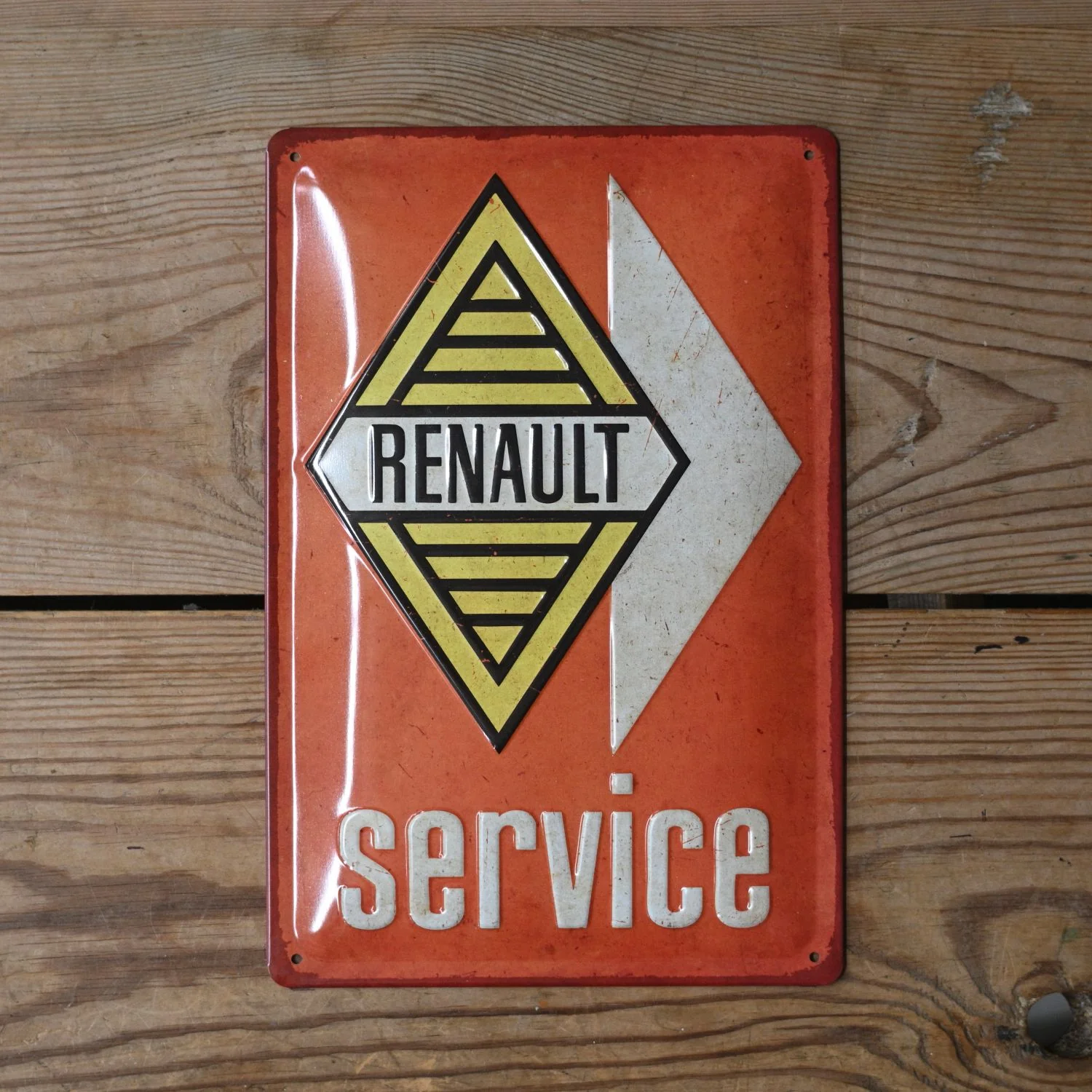 Renault Service Metal Sign
